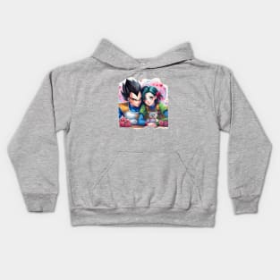 Vegeta & Bulma Valentine's Day Kids Hoodie